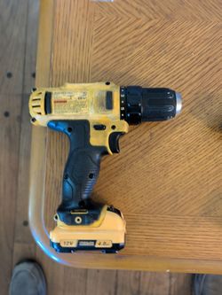 DeWalt 12V Cordless Drill with Battery