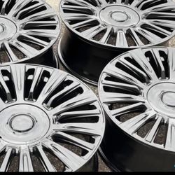 22” CHEVY TAHOE GMC SIERRA DENALI YUKON WE FINANCE CADILLAC ESCALADE WHEELS RIMS SET NEW