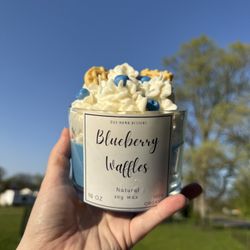 Homemade Blueberry Waffles Candle
