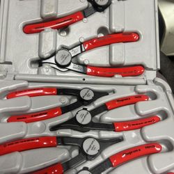 Snap-on Ring Clip Pliers An S-k Wrench Sets 