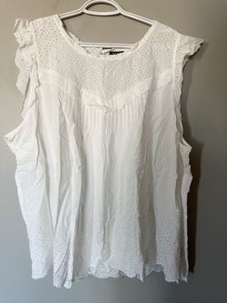 Torrid White Blouse 