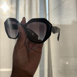 PRADA Women's PR 16WS Round Geometric Sunglasses