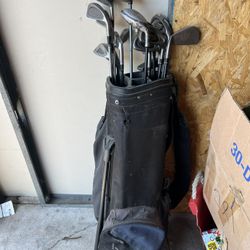 Golf Clubs And Bag