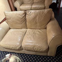 leather sofa
