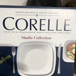 CORELLE Studio Collection 16 Piece Dish Set New In Box