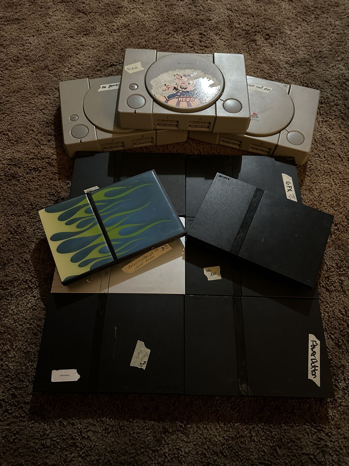 Sony Ps2 And Ps1 For Parts Or Repair