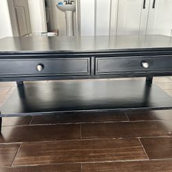 Black Wood Coffee Table