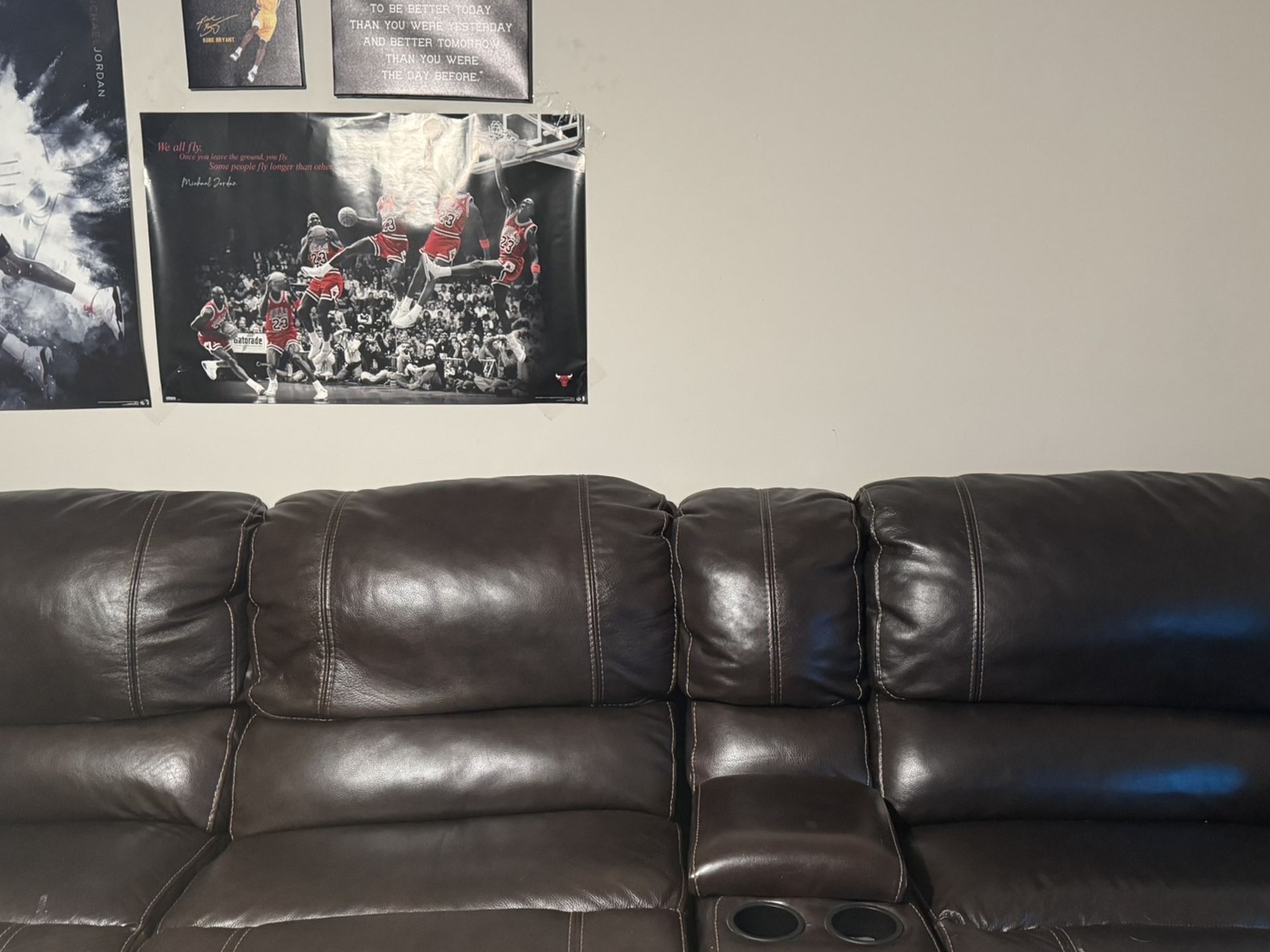 Leather Reclining Couch