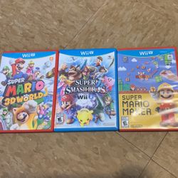 Nintendo Wii U MARIO GAMES LOT $25 Each 