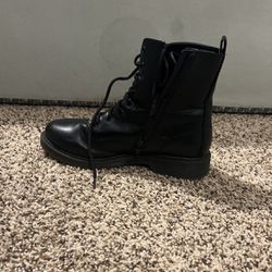 Black Combat Boots