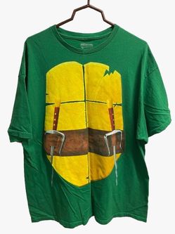 Nickelodeon Teenage Mutant Ninja Turtles Green T Shirt Size XXL Pre Owned