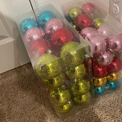 Colorful Christmas Ornaments