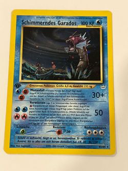 German Shining Gyrados first edition WOTC
