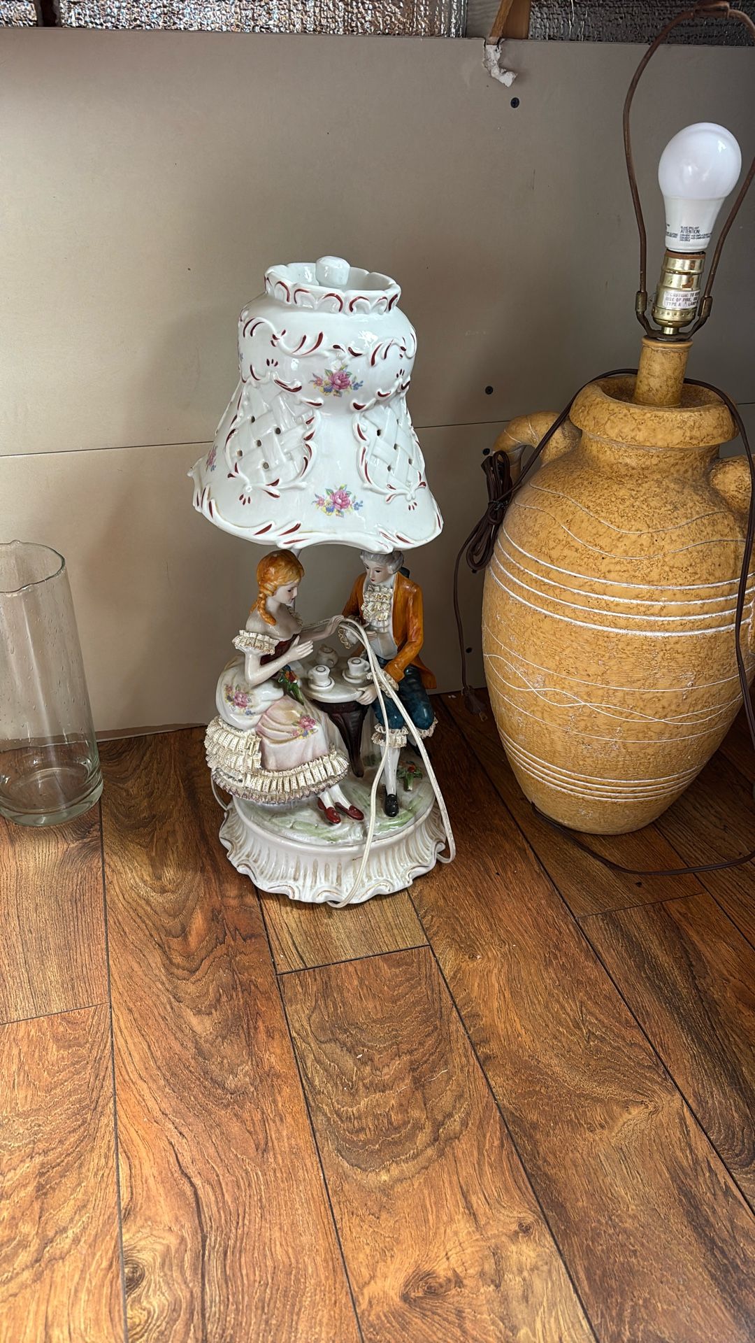 Capodimonte French lamp