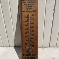 Antique 19th Century Advertising Thermometer