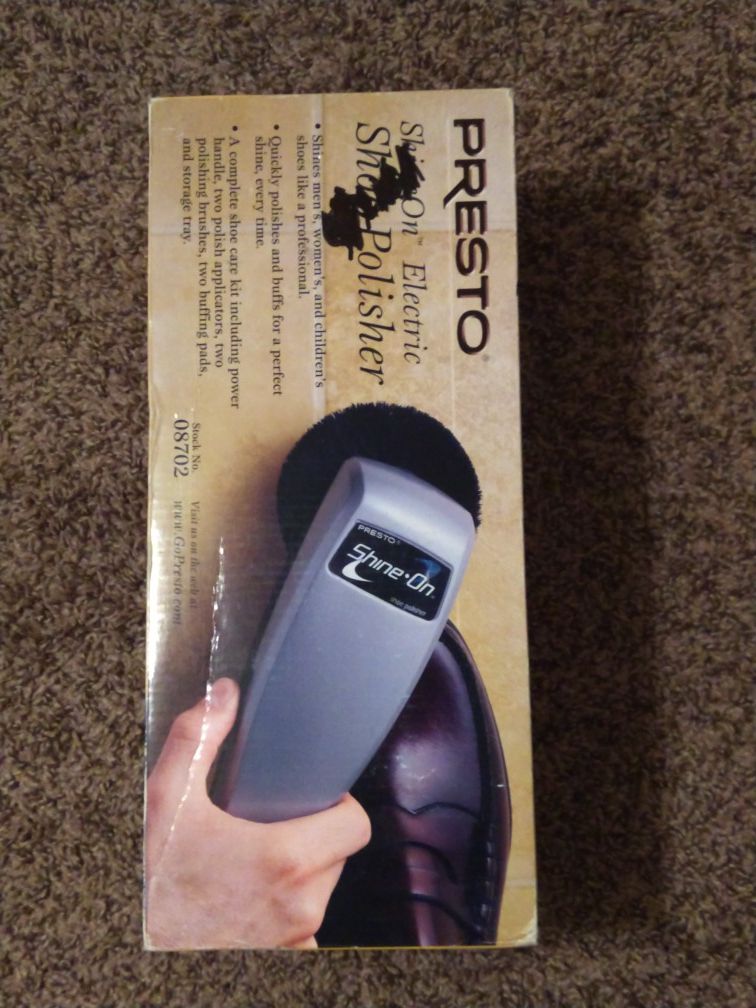 PRESTO ELECTRIC SHOE POLISHER 08702 Tools Machinery