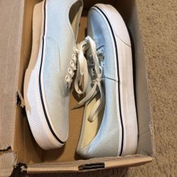 Authentic Baby Blue/true White Vans