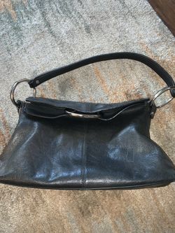 Nice REAL LEATHER Black Purse Brand ALFANI