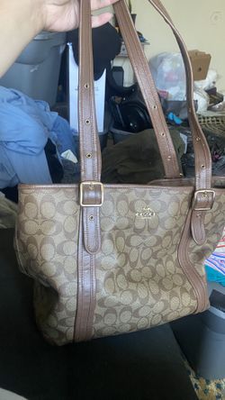 Real Authentic Coach Tote Leather Purse