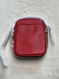 Michael Kors Ladies MK Medium Purse Leather Red