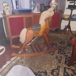  Vintage Kids Rocking Horse