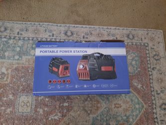 Portable Powor Station With A Missing Button To Turn On The Light