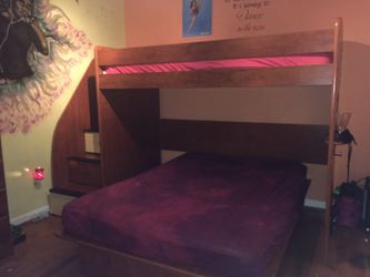 Berg Furniture Twin Over Full Loft Bed