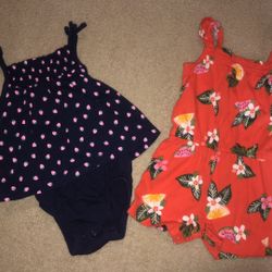 Baby Girl Carter’s Rompers And Dress