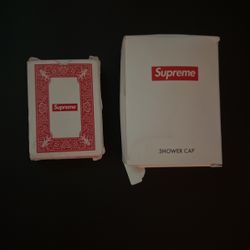 Supreme shower cap and supreme cards