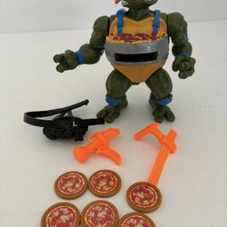 Vintage TMNT Pizza Tossin' Leo Teenage Mutant Ninja Turtles Action Works 1993