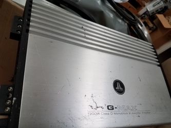 JL AUDIO AMPS 1200.1 AND E6450 6 CHANNELS