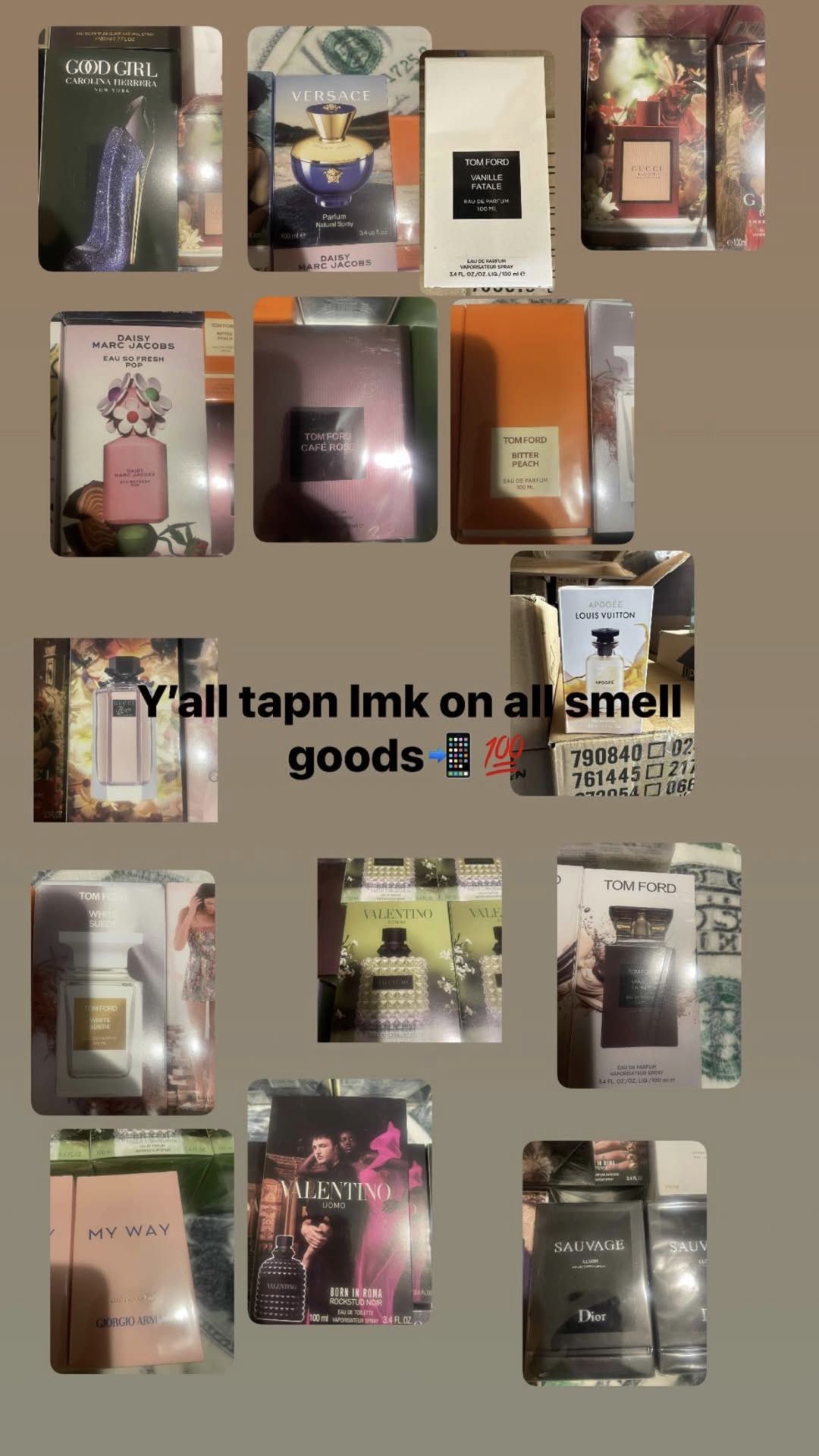 Colognes/perfumes