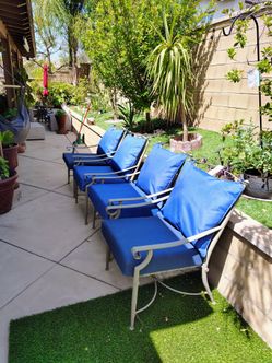 3 chairs with cushions 24x24 $60 The cushions are new