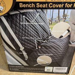 NEW View Pets Bench Seat Covers for Pets, Durable & Nonslip, Seatbelt Opening &Waterproof In Factory Box