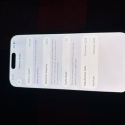 Black Iphone 15 128GB 