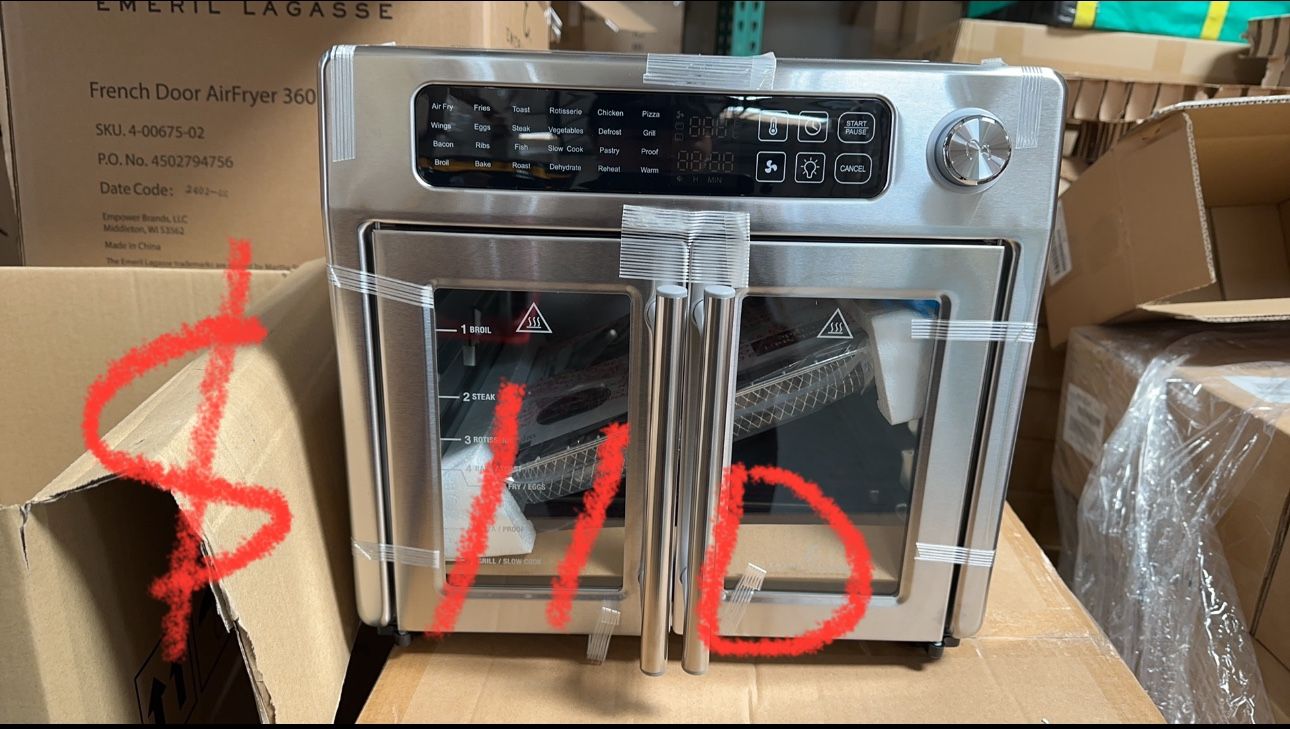 Emeril Lagasse 26 QT Extra Large Air Fryer, Convection Toaster