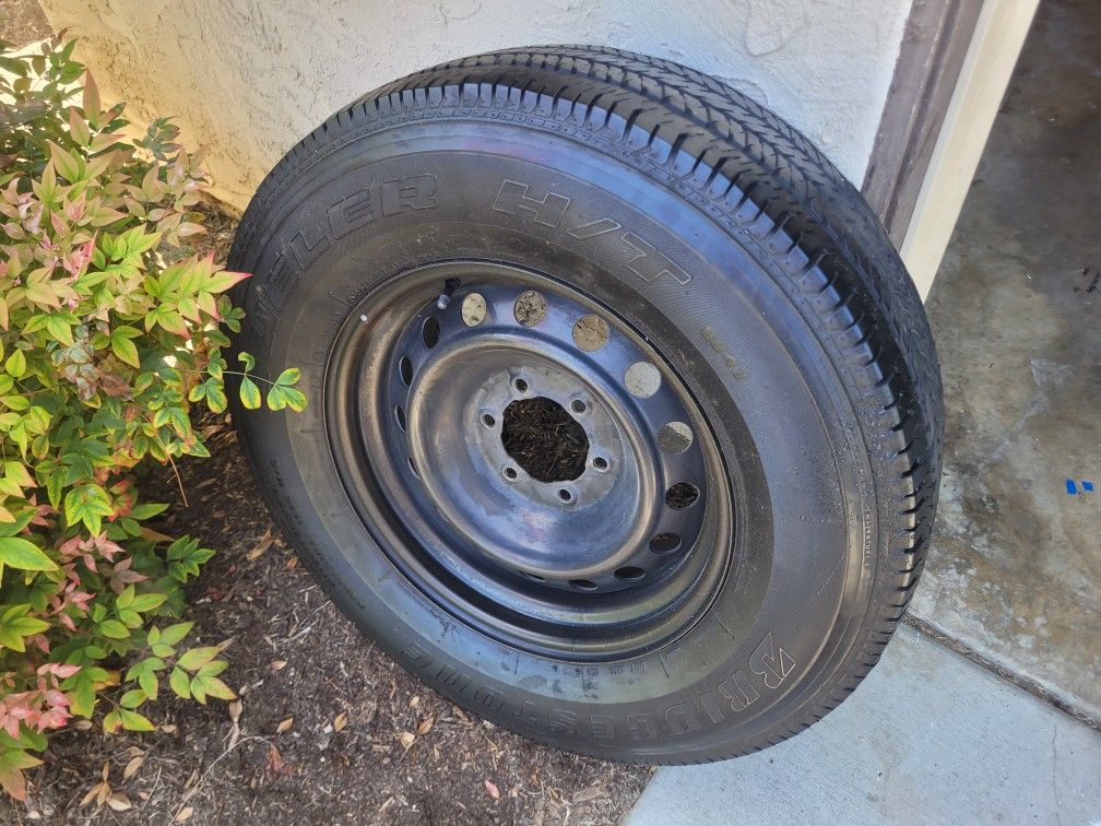 Toyota 4x4 17 Inch Steelie Spare