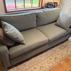 Light Blue Bassett Sofa Couch