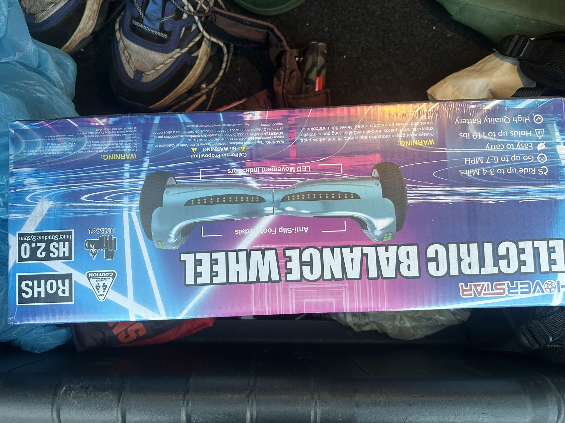 hover board brand new in box green little kids
