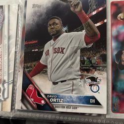 David Ortiz Topps baseball card