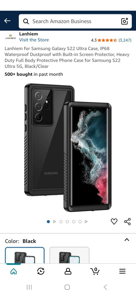 Samsung Galaxy S22 Ultra Cover