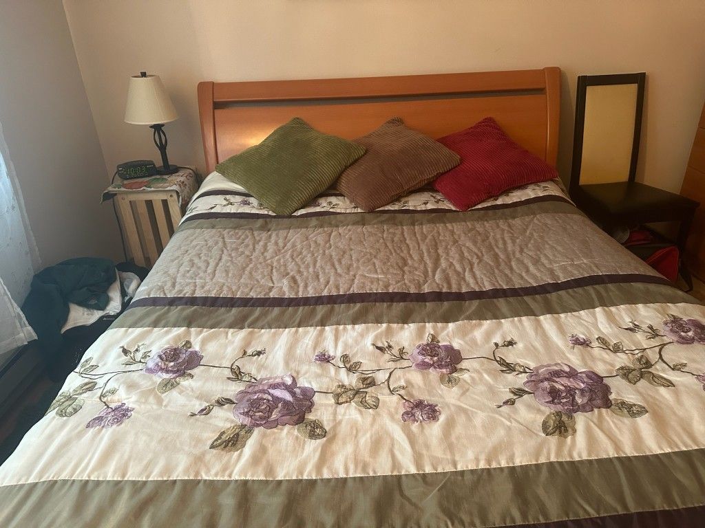 Queen Size Bed With mattress