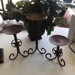 Rustic Candle Holders