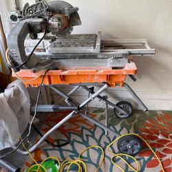 Rigid Wet Tile Saw 