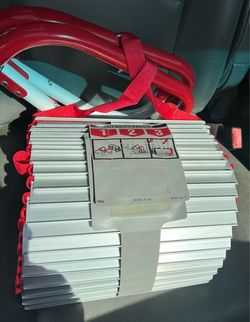 Window fire escape ladder