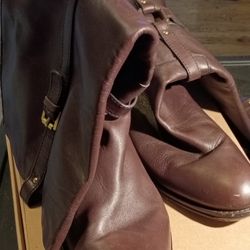 COACH " ELLIE VACHETTA RIDERS BOOTS   BROWN LEATHER