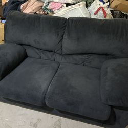 Navy Blue Love Seat