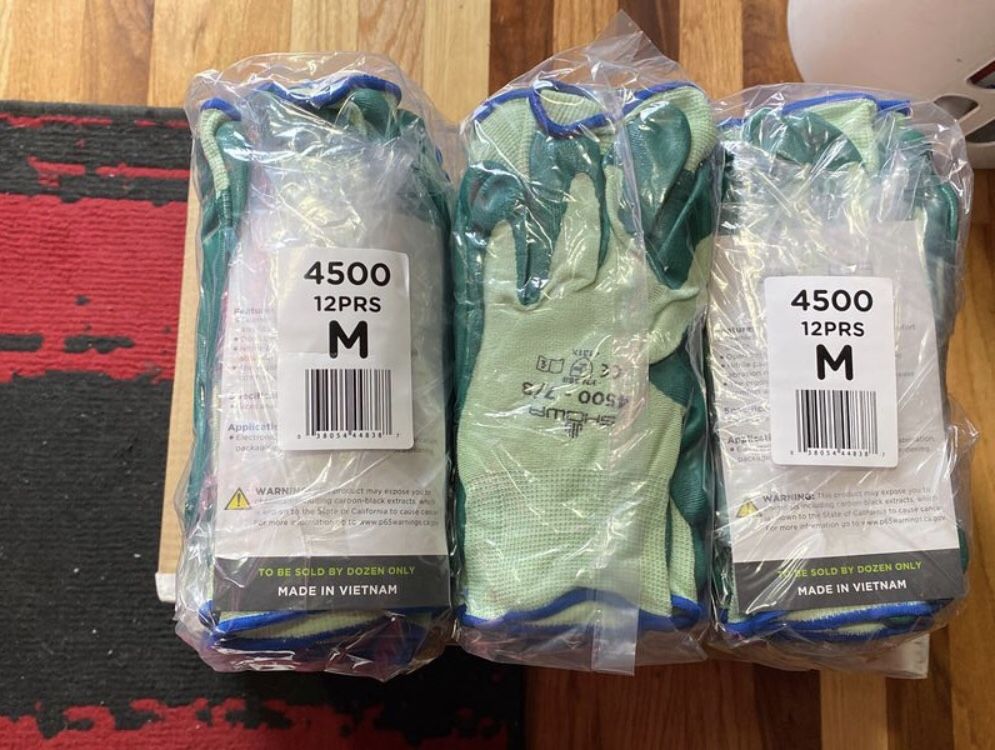 4500 work Gloves 12 pairs
