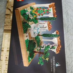 New And Unopened Lego Fountain Harden Set