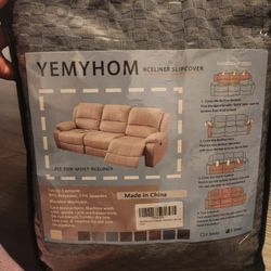 Yemyhom Recliner 3 Seat Slipcover